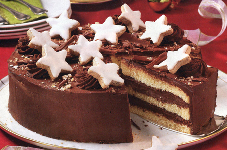 A tizenharmadik adventi örömmorzsa: Trüffelkrémes torta